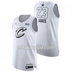 Cleveland Cavaliers LeBron James 23 2018 Kaikki tähti Jordan Brand Valkoinen Pelipaidat Swingman - Miesten